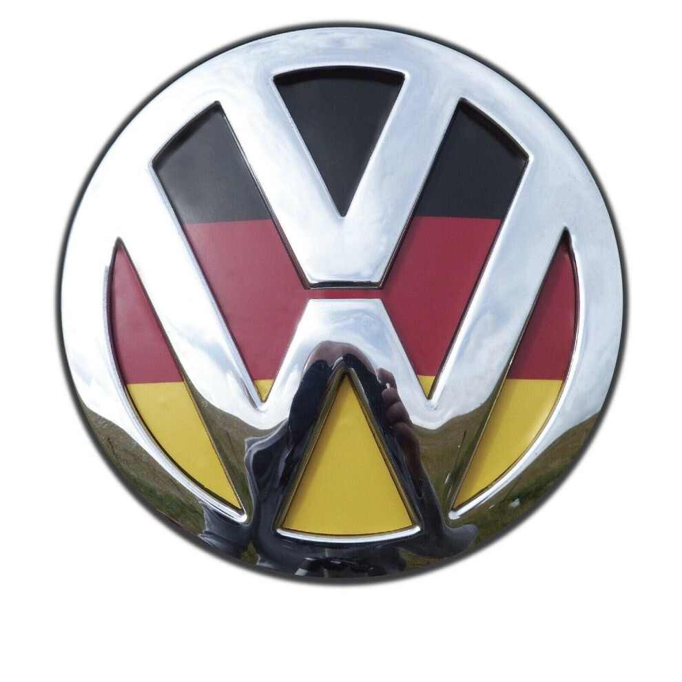 vw golf mk7 german flag - front badge inserts. gti, r32, tdi