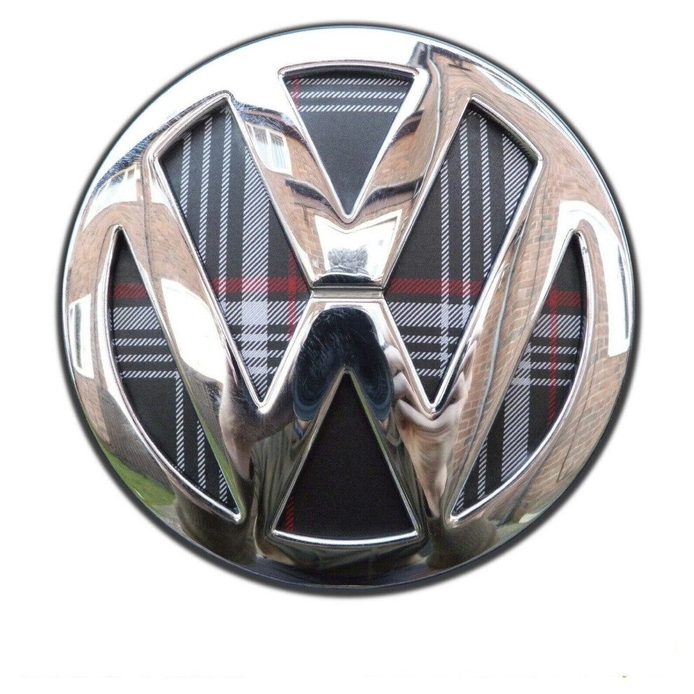 VW Polo MK5 Jacky Plaid Interlagos - Rear Badge Inserts Emblem (9N3)