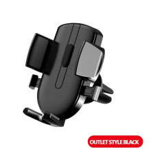 (Black Vent Model) Universal Cell Phone Holder for Car [Solid & Durable] Car Phone Holder Mount