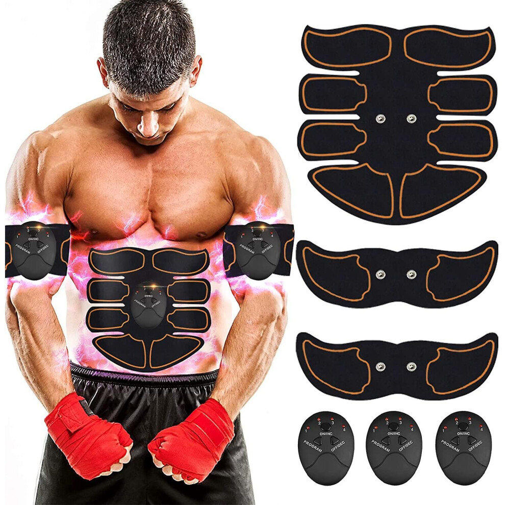 Muscle Stimulator Ems Abdominal Trainer Fat Burner Body Building Device Fitness Equipment