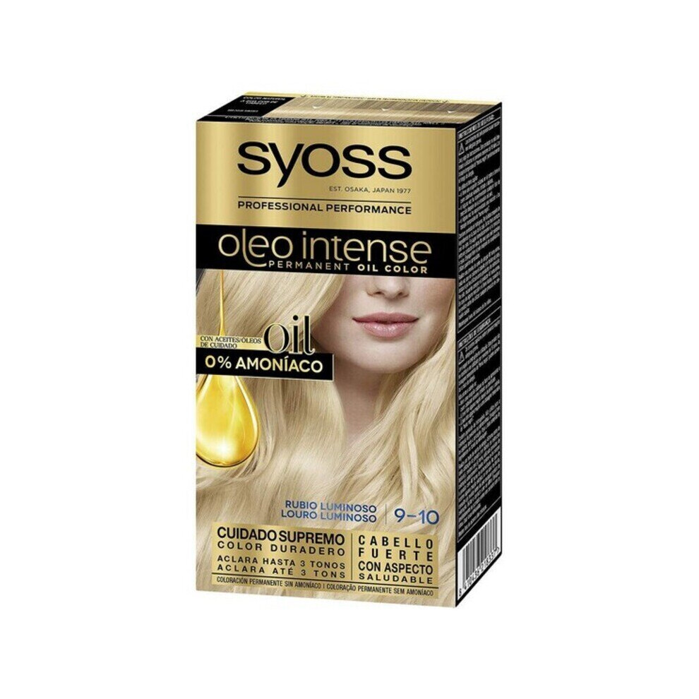Syoss Permanent Dye Olio Intense Nâº 9,10 Luminous Blonde