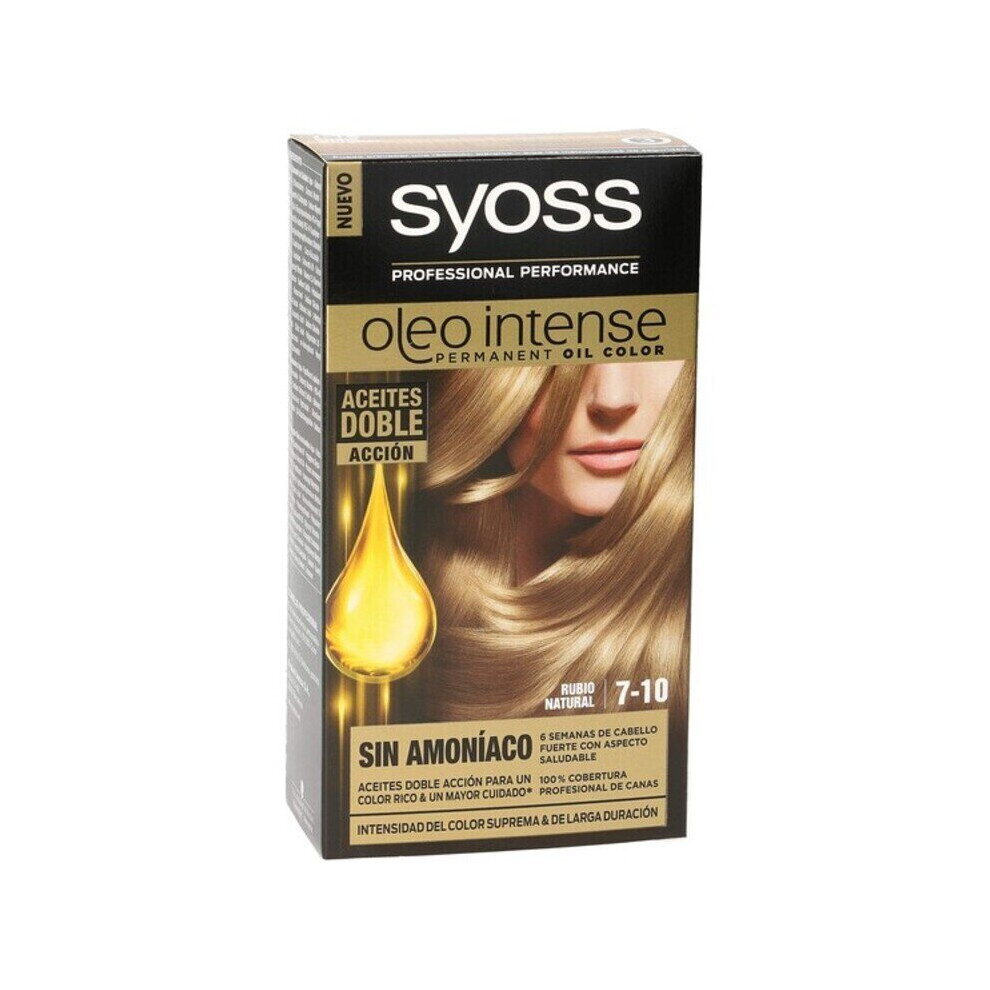 Syoss Permanent Dye Olio Intense Nâº 7,10 Blonde Natural
