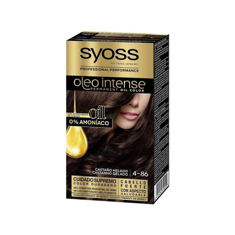 Syoss Brown Permanent Dye Olio Intense Nâº 4,86 Frozen Chestnut