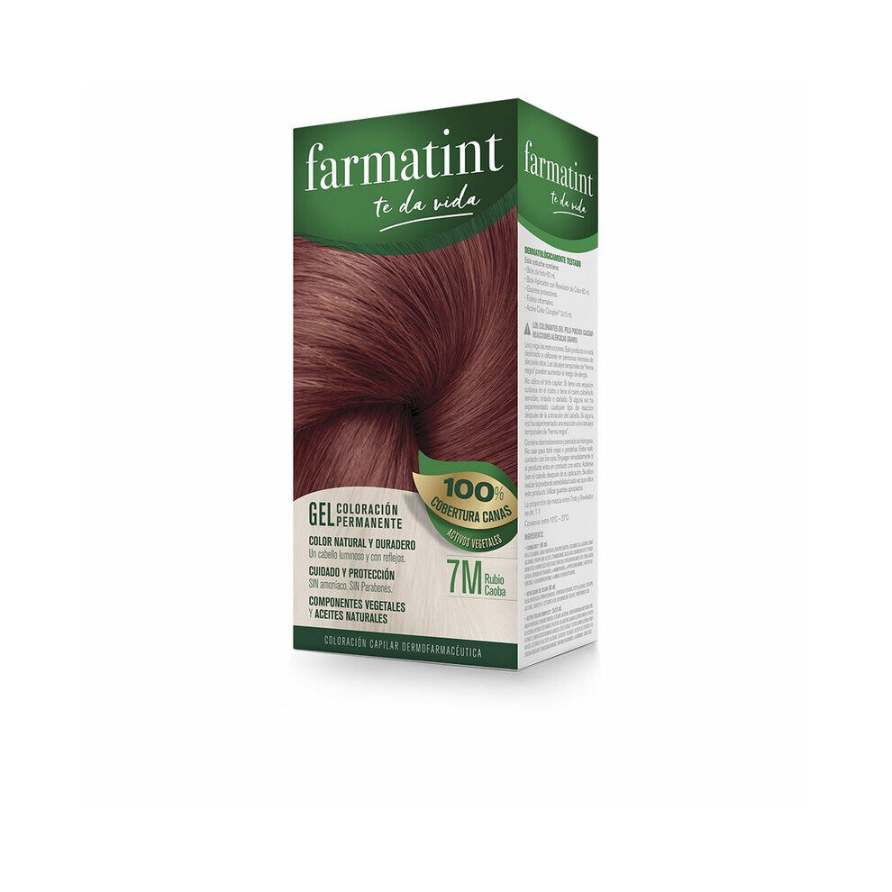 Farmatint Permanent Dye 7M-Rubio Caoba Gel