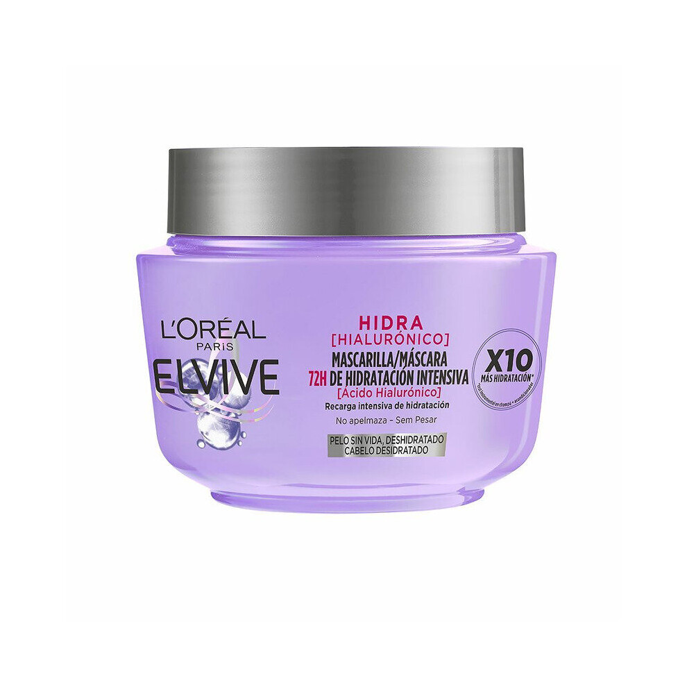 New L’oréal Paris Hair Mask L'oreal Make Up Elvive Hidra Hyaluronic Acid (300 Ml) S0594614