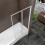 AICA 2-Fold 800x1400mm AICA Bathroom Folding Shower Bath Screen Door Panel 2