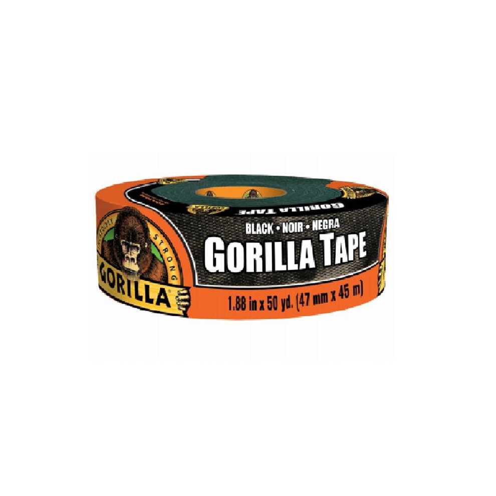 Gorilla Glue 107280 50 Yard Heavy-Duty Duct Tape, Black