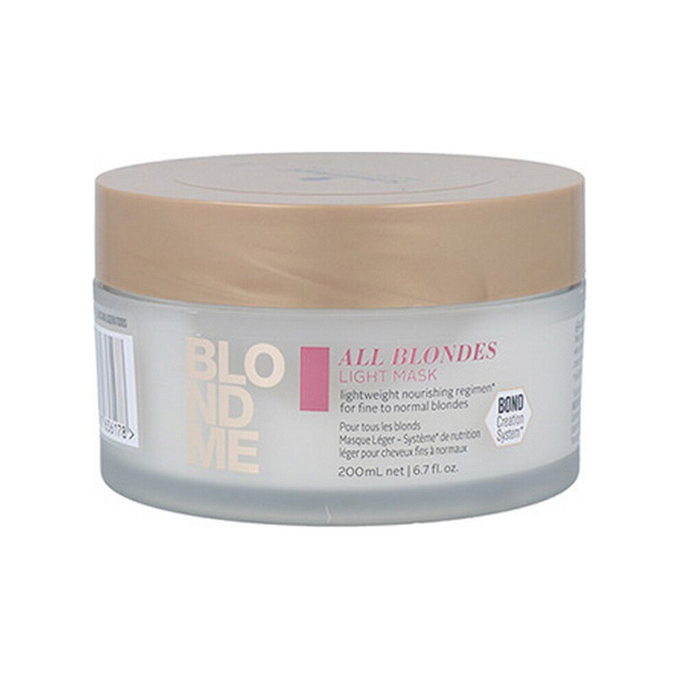 Schwarzkopf Hair Mask Blondme Keratin Restore All Blondes (200 Ml)