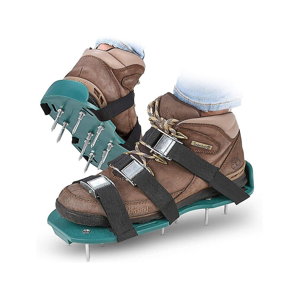 Lawn Aerator Shoes Loose Soil Garden Aerator 26 Nails For Inflating The Lawn And Yard 