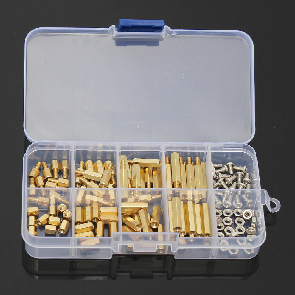M3bh2 120Pcs M3 Male-Female Brass Hex Column Standoff Support Spacer Pillar For Pcb Board 3654659462428