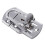 6401B 9050mm Chrome Plated Drawbolt Closure Latch Case Latch Key Locking 3