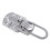 6401B 9050mm Chrome Plated Drawbolt Closure Latch Case Latch Key Locking 4