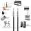 Metal 6.35mm Jack To 6.35mm Jack Connector 3M/10FT PVC Cable Digital Audio Cable 5