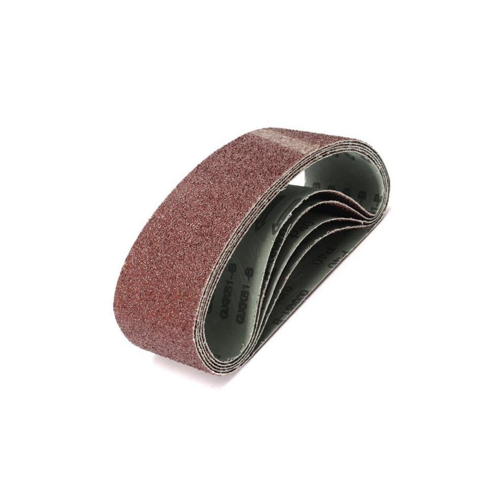 5Pcs 533X75mm 40 Grit Grinding Sanding Belt Abrasive Tool 3654659461636