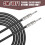 Metal 6.35mm Jack To 6.35mm Jack Connector 3M/10FT PVC Cable Digital Audio Cable 7