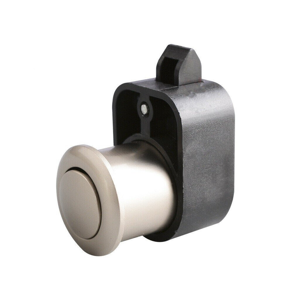 Push Button Keyless Lock Drawer Cupboard Door Catch Caravan Rv Cabinet Latch Knob 3654657499389