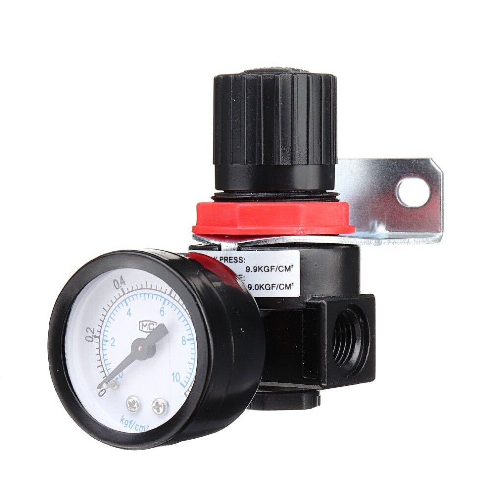 Air Pressure Regulator Pneumatic Pressure Regulator Valve G1/4 Port For Compressed Air System 3654659044013