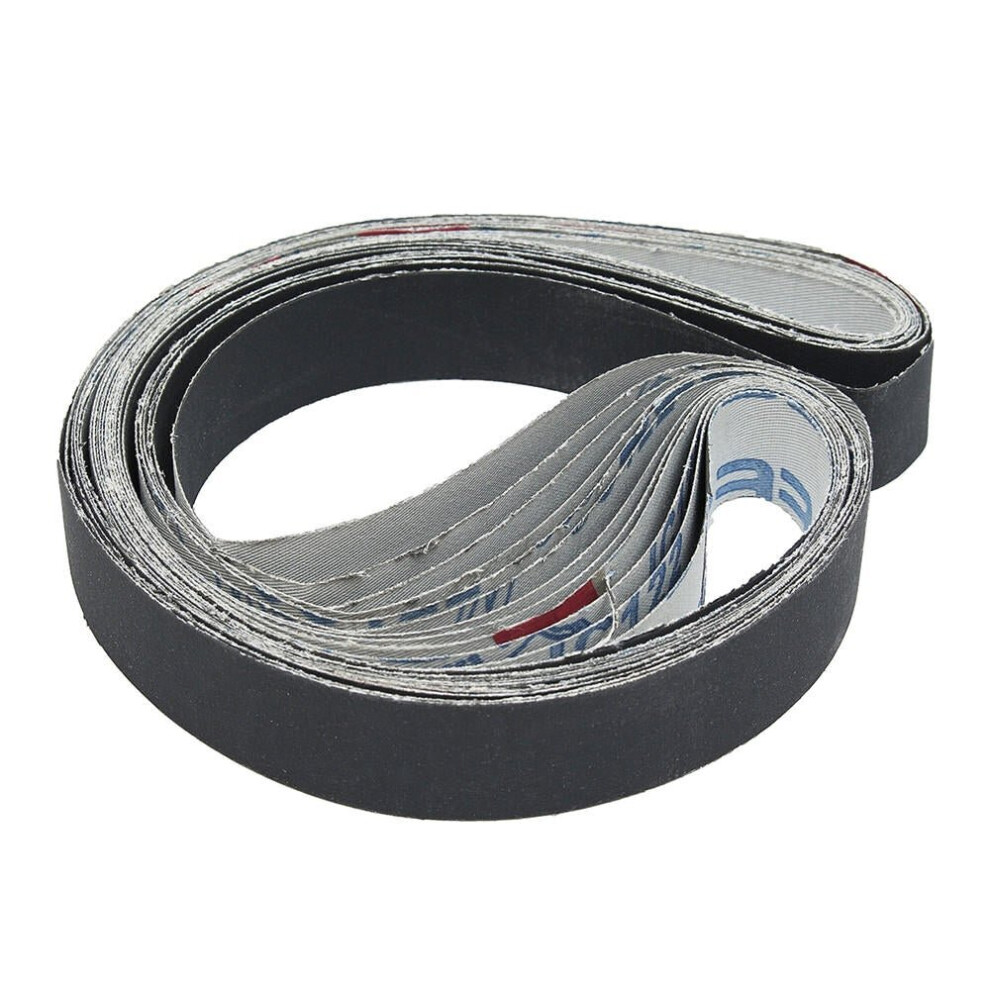 12Pcs 1X30 Inch Sanding Belts Silicon Carbide 400/600/800/1000 Grits Abrasive Sanding Belts 3654659277244