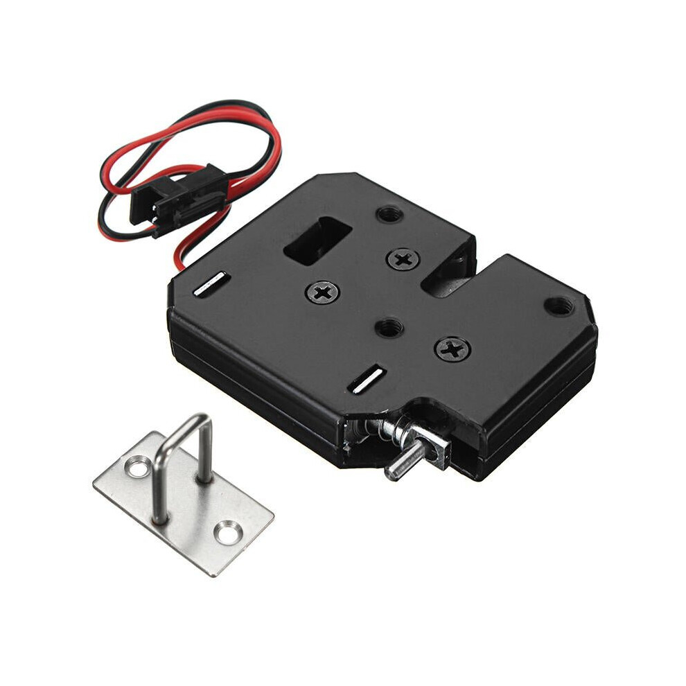 12V DC 2A Electric Magnetic Intelligent Cabinet Door Lock Fail Secure with Manual Unlock Handle