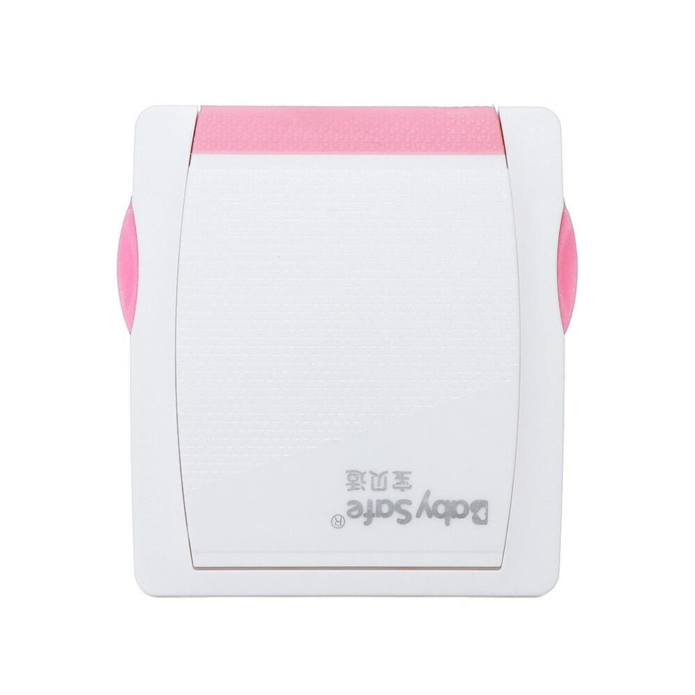(Pink) Mobile Sliding Door Window Lock Protect Children Baby Safety Drawer Cabinet Security Lock
