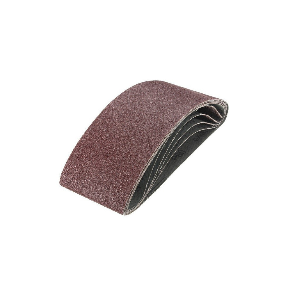 20pcs 75mm x 457mm Sanding Belts Power Tool Sander Mixed Grit Grinding Sanding Belts 40/60/80/120 Gr