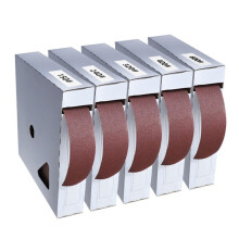 (320#) 50 Meters 150-600 Grit Box Sanding Belt Roll Drawable Emery Cloth Sandpaper Sanding Pack Roll for Wood Turners wood working Metal Grinding Polishing