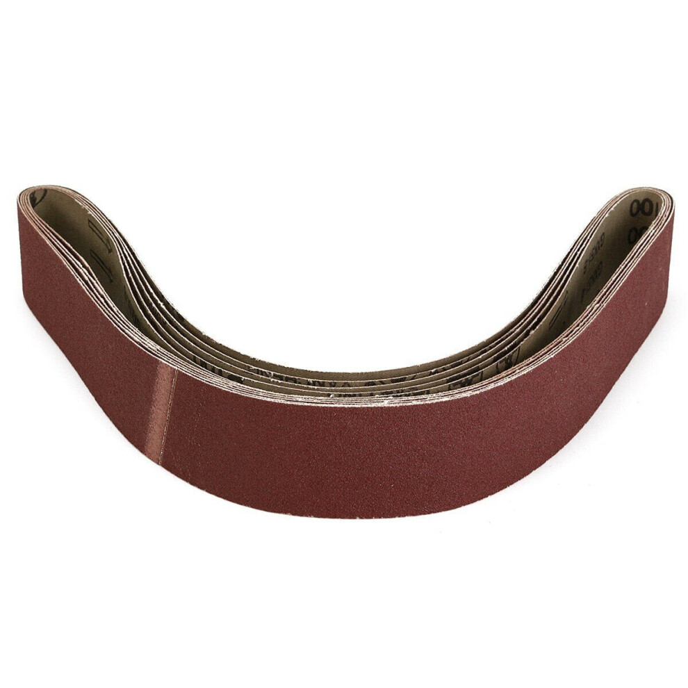 (#60) 10Pcs 760*40Mm Sanding Belt 60/120/240/320/600 Grit Sanding Belt Abrasive Tools 3654659272577