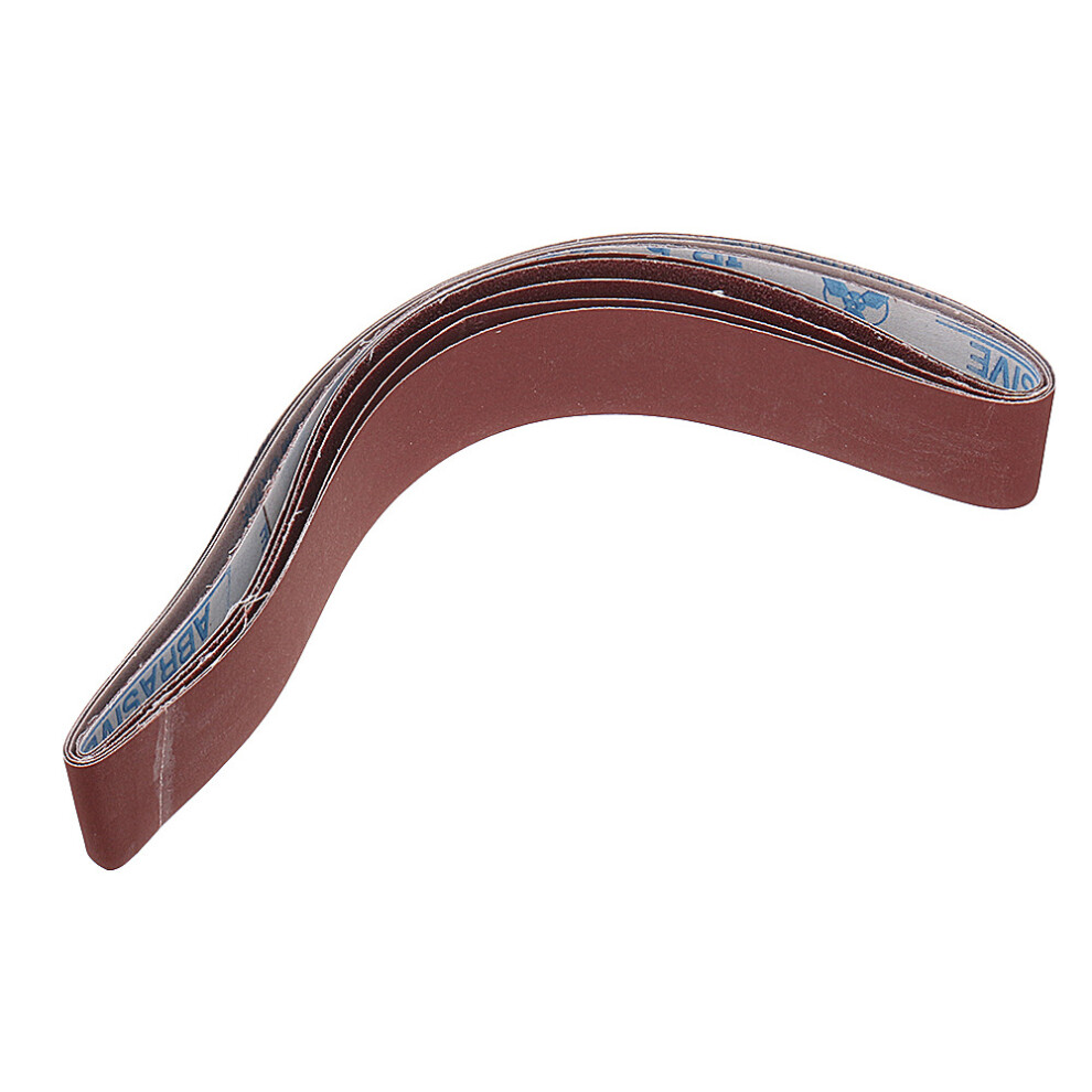 (600#) 10pcs 40 to 1000 Grit 40mm x 740mm Sanding Belts For Angle Grinder Belt Sander Attachment