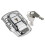 7645mm Chrome Plated Drawbolt Closure Latch Case Latch Key Locking 1