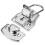 7645mm Chrome Plated Drawbolt Closure Latch Case Latch Key Locking 6