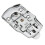 7645mm Chrome Plated Drawbolt Closure Latch Case Latch Key Locking 7