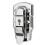 7645mm Chrome Plated Drawbolt Closure Latch Case Latch Key Locking 8