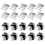 10Pcs Push Button Drawer Cupboard Door Catch Lock Caravan Rv Cabinet Latch Knob 1