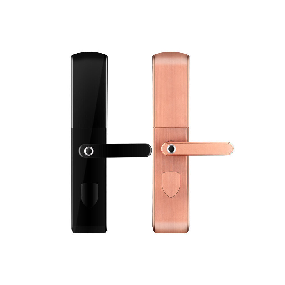 (Bronze) Smart Electronic Fingerprint Door Lock Touch Password Keys With Lock Core Keypad