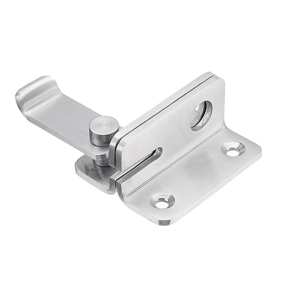 (#4) Stainless Steel Muti Purpose Door Lock Buckle Sliding Lock Bolt Latch Hasp For Window Door Gate Safe