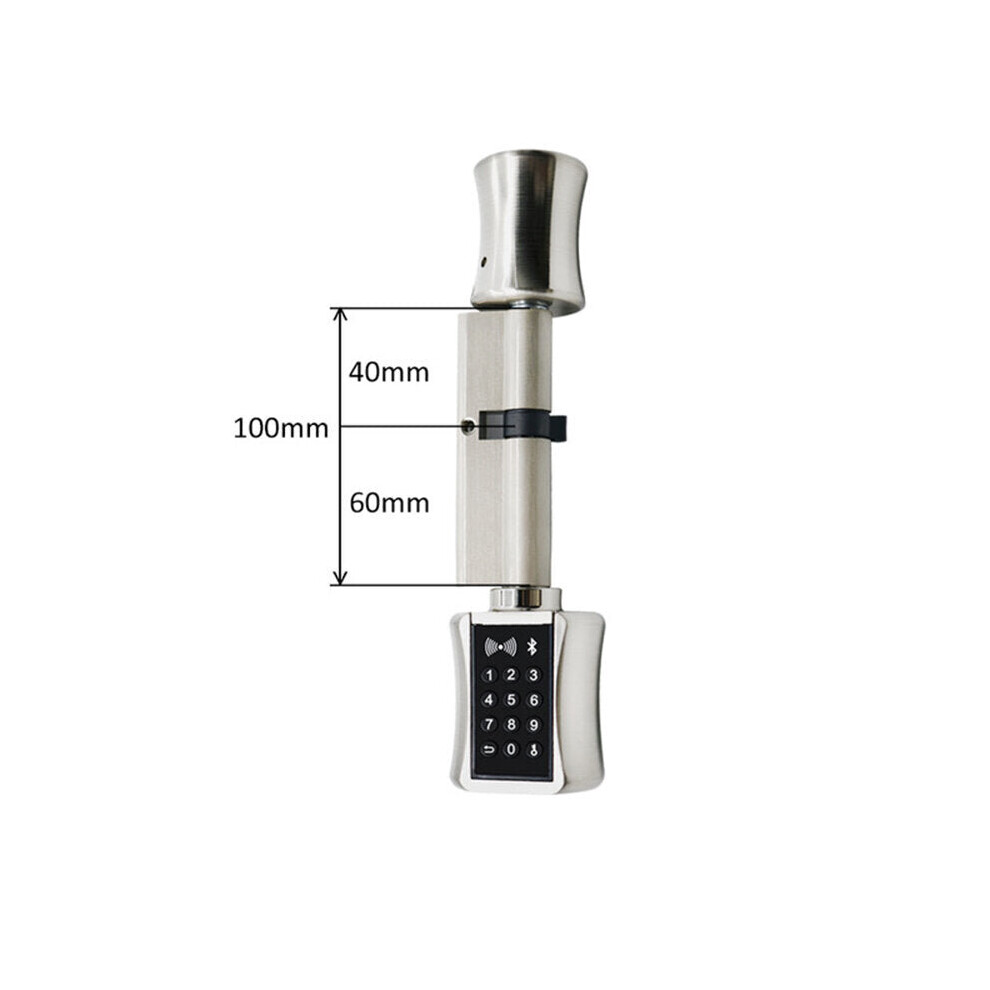 (100) Smart Cylinder Lock Keyless Electronic Door Lock Digital Fingerprint Keypad Code Lock For Home Hotel Apartment 3654659392114
