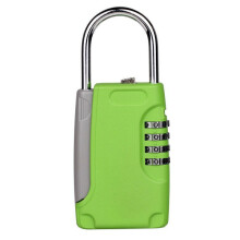 (Green) Mini 3 Digital Combination Security Padlock Zinc Alloy Travel Luggage Drawer Bags Lock