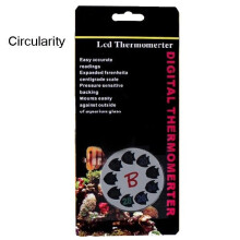 (2) Aquarium Temperature Stickers Digital Fish Tank Thermometer Temperature Sticker Stick-on