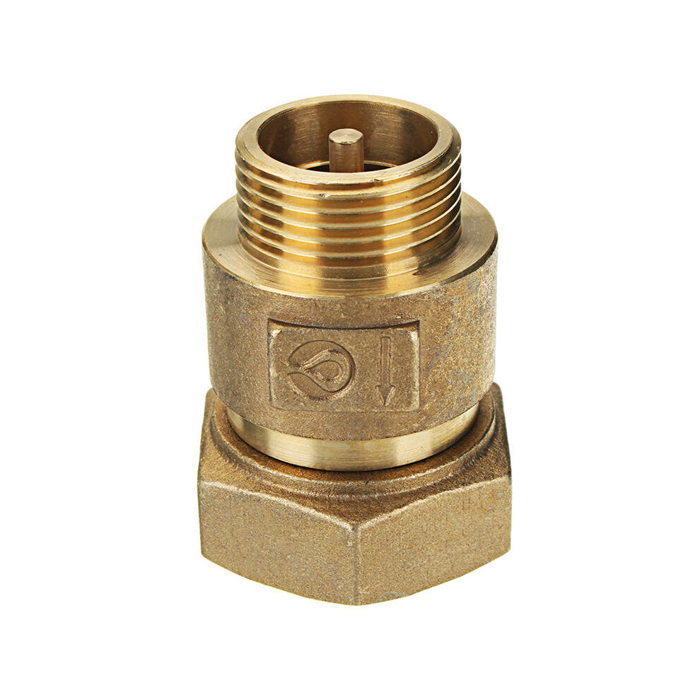 Brass Water Meter Check Valve Straight Telescopic Special Watermeter Check Valve Switch