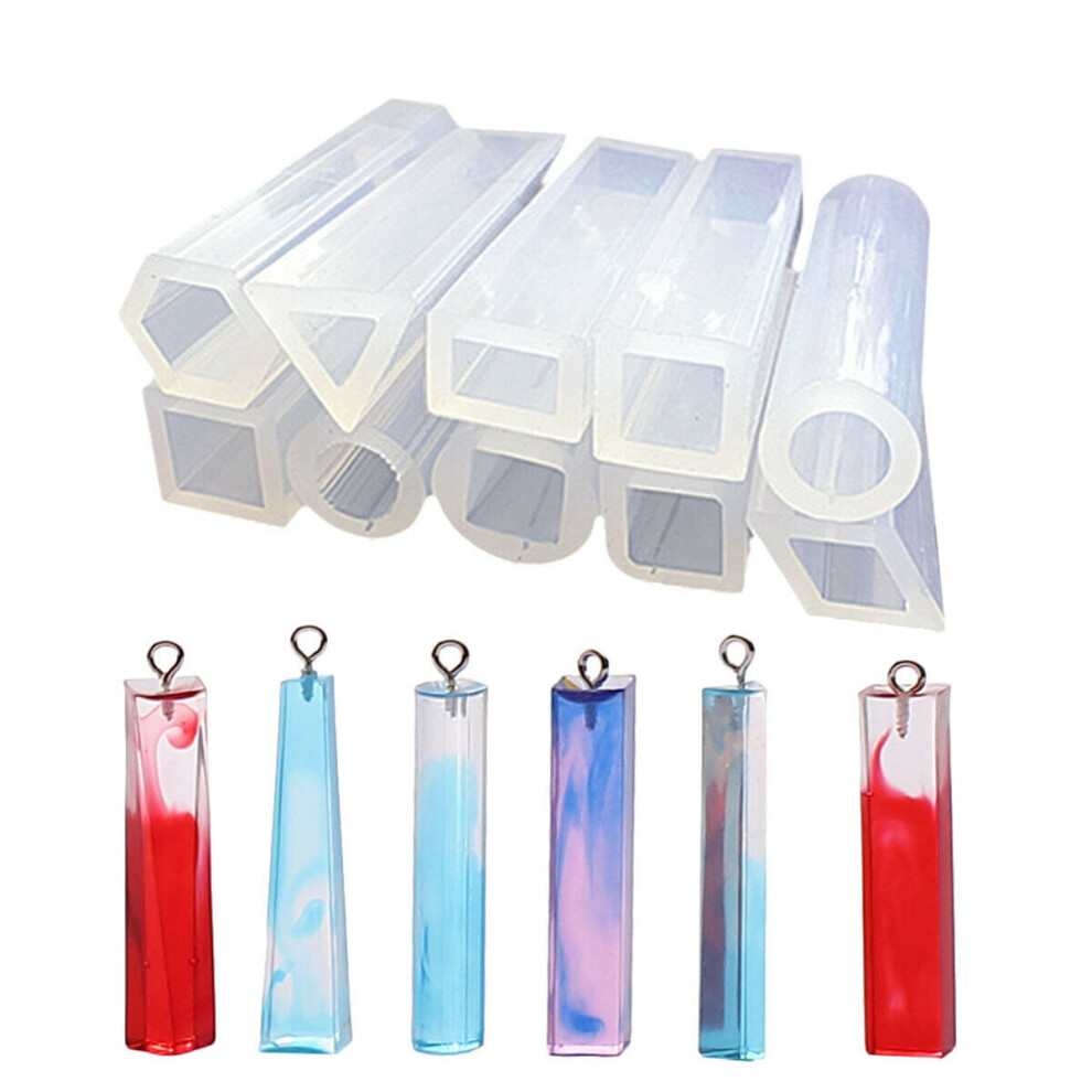 (D) Silicone Casting Molds and Tools DIY Jewelry Craft Pendant Resin Mould With Bag