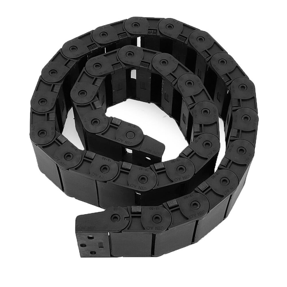 18Mm X 50Mm Openable Plastic Cable Drag Chain 1M Long Wire Carrier Drag Chain 3654659371584