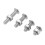 M3 M4 M5 Carbon Steel Screw Hex Socket Cap Head Bolt Nut Assortment 440Pcs 13