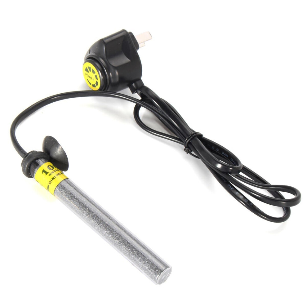 (20W) Mini Aquarium Fish Tank Submersible Water Heater Adjustable Thermostat