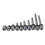 88Pcs M5 Hex Socket Knurled Cap Head Screw 304 Stainless Steel Bolt Assortment Set 9