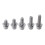 88Pcs M5 Hex Socket Knurled Cap Head Screw 304 Stainless Steel Bolt Assortment Set 11