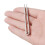 (Silver, M) Titanium Alloy Mini Tweezer Portable Emergency CNC Clip Tool 13