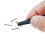 (Silver, M) Titanium Alloy Mini Tweezer Portable Emergency CNC Clip Tool 8