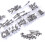 88Pcs M5 Hex Socket Knurled Cap Head Screw 304 Stainless Steel Bolt Assortment Set 3