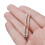 (Silver, S) Titanium Alloy Mini Tweezer Portable Emergency CNC Clip Tool 12