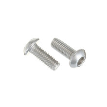 (10mm) M3SH6 50Pcs M3 Stainless Steel Hex Socket Button Round Head Cap Screw Bolts 4-20mm Optional Length